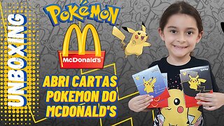 ABRI CARTAS POKEMON DO MCDONALD`S