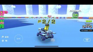 Mario Kart Tour - SNES Vanilla Lake 2 Gameplay