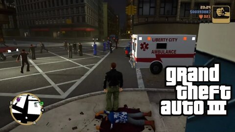 I Stand Still for 10 Minutes in GTA3...and I DIE (Definitive Edition - PS4)