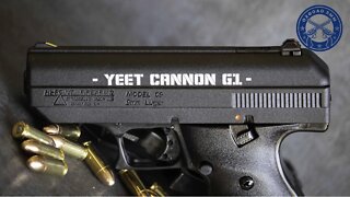 Hi Point Yeet Cannon G1 Shooting Steel Targets