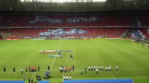 Mosaico da Torcida do Fortaleza contra o Independiente