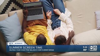 Helping your child with summer screen time