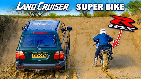 Land Cruiser vs Superbike OFF-ROAD RACE!