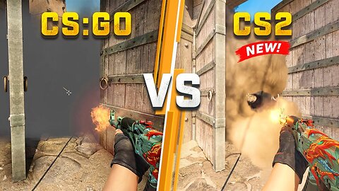 CSGO vs CS2 - Gameplay (Cinematic comparison) | Game Play Zone