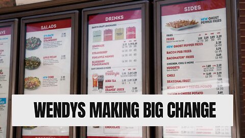 Wendy's Announces Big Change Dynamic Pricing Coming