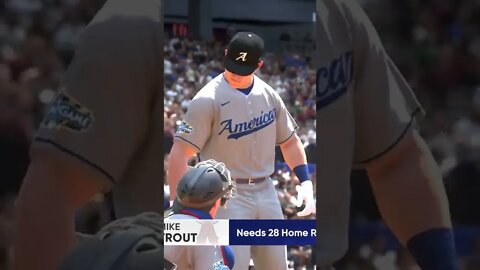 MLB The Show 22 Mike Trout Homerun Derby #shorts