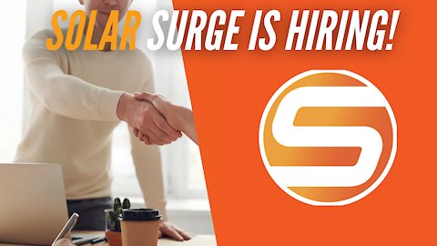 Solar Surge is Hiring!