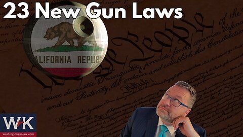 Newsom Gun Grab - 23 New Gun Laws. California, the Death Star of Civilian Disarmament