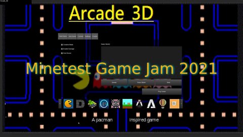 Minetest Game Jam 2021 | Arcade 3D (Placed 23rd)