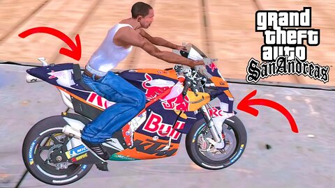 Secret KTM Duke Red Bull Bike Location in GTA San Andreas (Cheat Code)