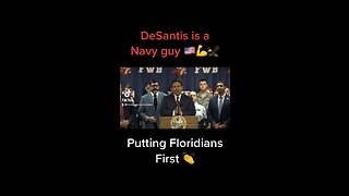 DeSantis is a Navy guy 🇺🇸🦅