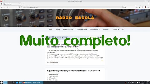 Explorando o site da Rádio Escola