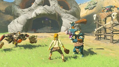 Playing Legend of Zelda: Breath of the Wild