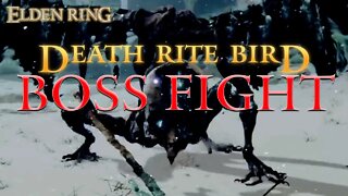 Elden Ring Death Rite Bird Boss Fight (Mountaintops of the Giants)