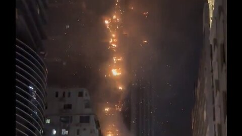 Hong Kong Skyscraper Catches Fire