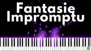 Fantasie Impromptu by Chopin - Hard Piano Tutorial