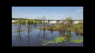 Dam at Reed Bingham State Park - Spring 2022