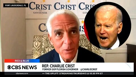 Charlie Crist Gives Biden Another Tongue Bath