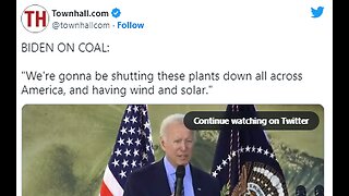 BIDEN SAYS HE IS SHUTTING DOWN COAL - MINERS CAN WRITE CODE - NEEDED HEMP STILL CENSORED