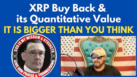 XRPLion Unmasked for the First Time on Mel Carmine Show | XRP Buy Back & its Quantitative Value