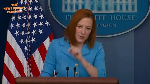 Psaki makes a joke just like Trump did about Russian hackers, which cost him 2 years of Mueller.