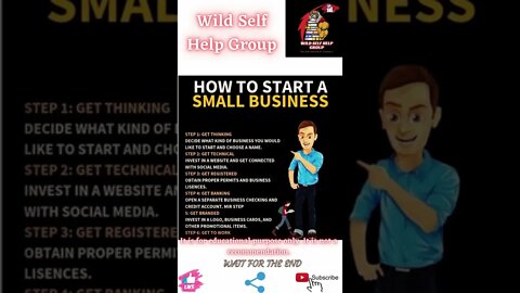 🔥How to start a small business🔥#shorts🔥#wildselfhelpgroup🔥24 April 2022🔥