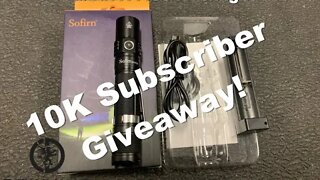 10K Subscriber Giveaway! Sofirn Flashlights and more!!