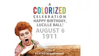 Few People are a Legend Among Legends. This is One of Them! Happy Birthday, Lucille Ball!!! 🎂 (8/6/1911) | Redhead Tales: Colorizing "I Love Lucy". #CuzIWantTo