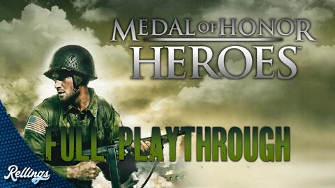 Medal of Honor: Heroes (PSP) Complete Playthrough (No Commentary)