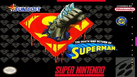 Death and Return of Superman - SNES (Level 2 - Doomsday in Metropolis)