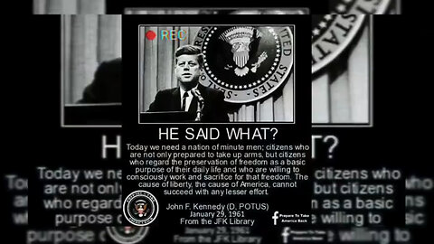 Have no more Fear - John & John F. Kennedy 'Q' - #WWG2WGA