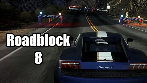 NEED FOR SPEED THE RUN Roadblock 8