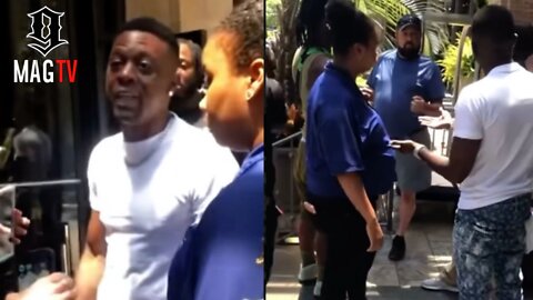 Boosie Pulls Up On Guy To Defend Female Employees! 🥊