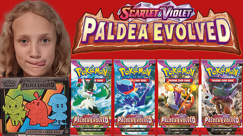 Scarlet and Violet Paldea Evolved Elite Trainer Box Opening. Pokémon cards!