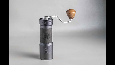 1Zpresso J-Max S Manual Coffee Grinder Iron Gray, Coated Conical Burr,Foldable Handle, Magnet C...