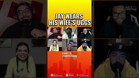 Husband Wears His Wife’s Uggs