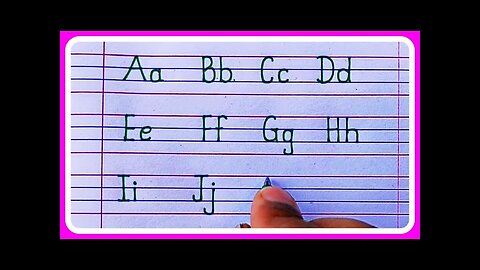 How to write Capital Letters and Small Letters/abcd capital and small letter writing