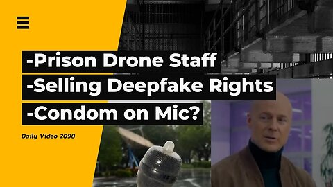Drone Prison Staff Replacement, Bruce Willis Deepfake Licensing, Hurricane Mic Condom Protection
