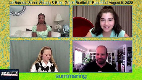 Lia Barnett, Sanai Victoria & Eden Grace Redfield interview with Darren Paltrowitz