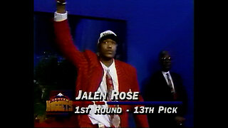 June 29, 1994 - Jalen Rose Drafted by NBA's Denver Nuggets