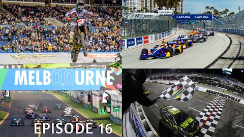 Episode 16 - NASCAR at Martinsville Speedway, SuperCross, IndyCar Long Beach, SRX, NHRA, and More