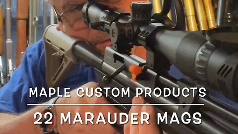 Maple Custom Products 22 caliber Marauder magazines and single shot tray full review