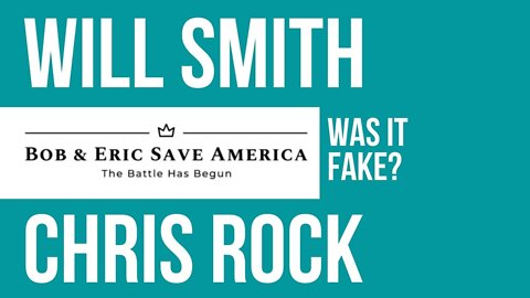 Was the Will Smith/Chris Rock Oscar Fiasco Staged?