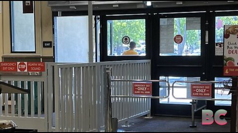 San Francisco supermarket installs metal exit gates to stop shoplifters