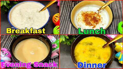 Baby Food Recipes For 1-2 Year Old | Baby Food Chart | Healthy Food Bites | meo g