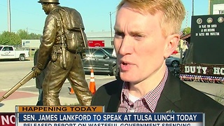 Sen. James Lankford will speak at Tulsa lunch today