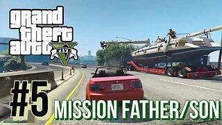 Grand Theft Auto V PS5 gameplay Walkthrough Mission Father/Son