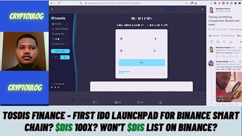 Tosdis Finance - First IDO Launchpad For Binance Smart Chain? $DIS 100X? Won't $DIS List On Binance?
