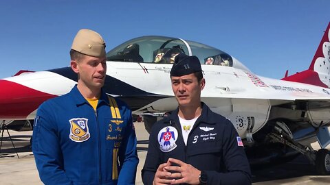 02 26 2020 Thunderbirds and Blue Angels at NAF El Cetro #4