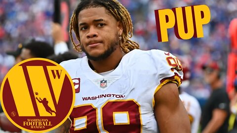 Washington Commanders' Chase Young & Tyler Larsen On PUP, Kelvin Harmon Cut!